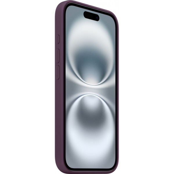 Silicone Case with Magsafe для iPhone 16 Plus (Plum)