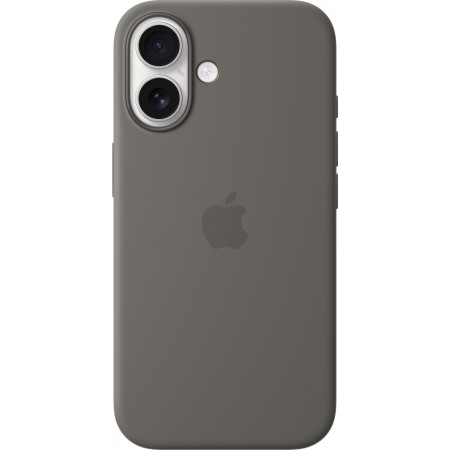 Silicone Case with Magsafe для iPhone 16 (Stone Gray)