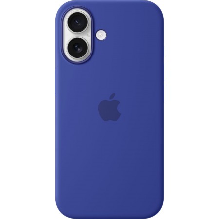 Silicone Case with Magsafe для iPhone 16 (Ultramarine)