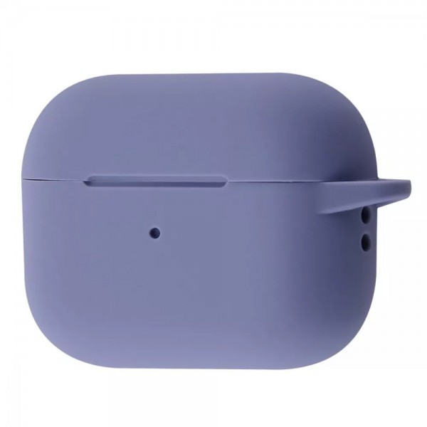 Чохол Silicone Case для AirPods Pro 2 with Carbine (Lavender Gray)