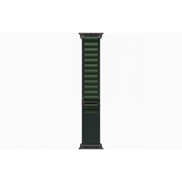 Apple Watch Ultra 2 GPS + Cellular 49mm Black Titanium Case with Dark Green Alpine Loop (MX4R3) Medium