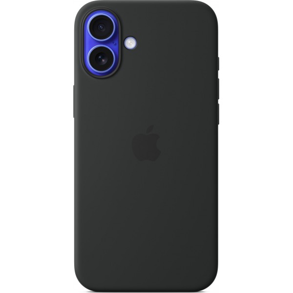 Silicone Case with Magsafe для iPhone 16 Plus (Black)