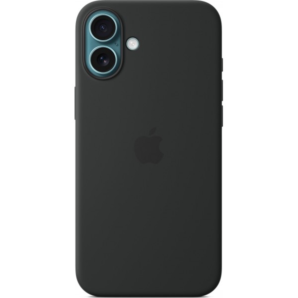 Silicone Case with Magsafe для iPhone 16 Plus (Black)