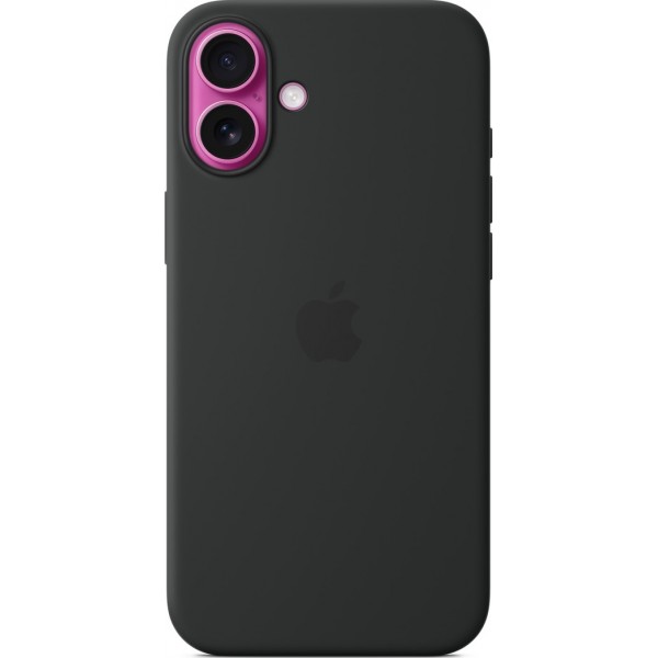 Silicone Case with Magsafe для iPhone 16 Plus (Black)
