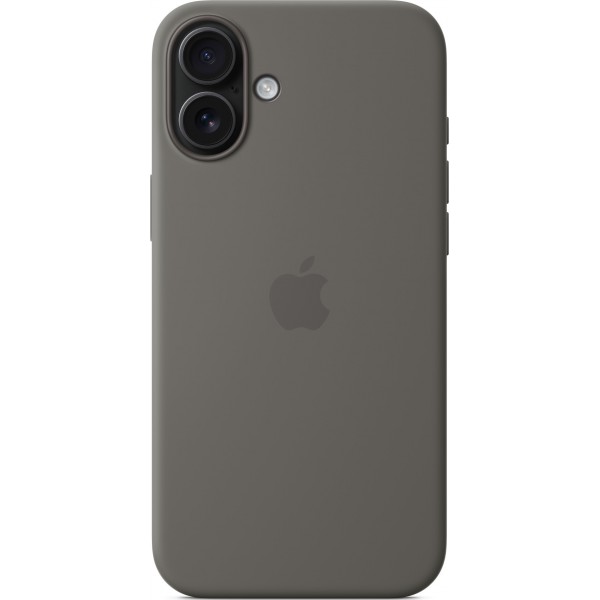 Silicone Case with Magsafe для iPhone 16 (Stone Gray)