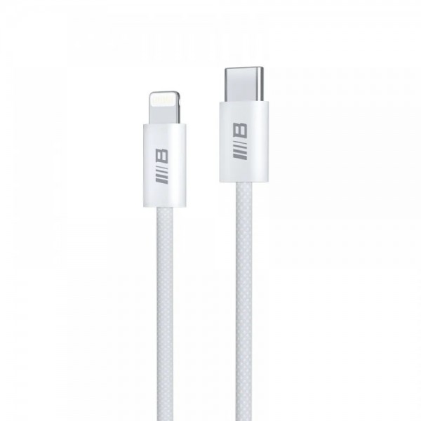 Кабель Blueo USB-C to Lightning PD Braided Series 1.2м (Білий)