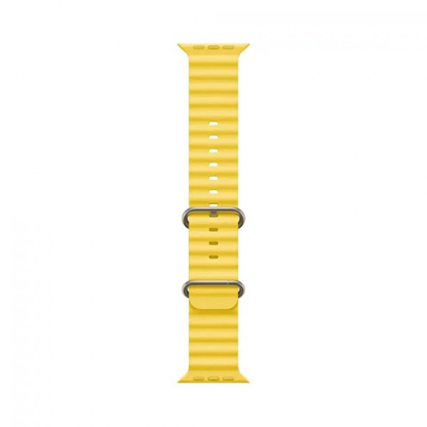 Cиліконовий ремінець Ocean Band для Apple Watch 38mm|40mm|41mm (Yellow)