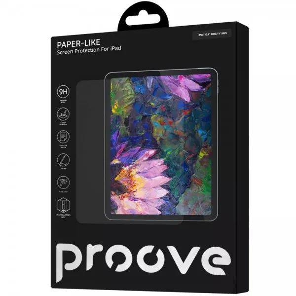 Защитное стекло Proove Paper-like для iPad 10gen/11gen с инсталятором